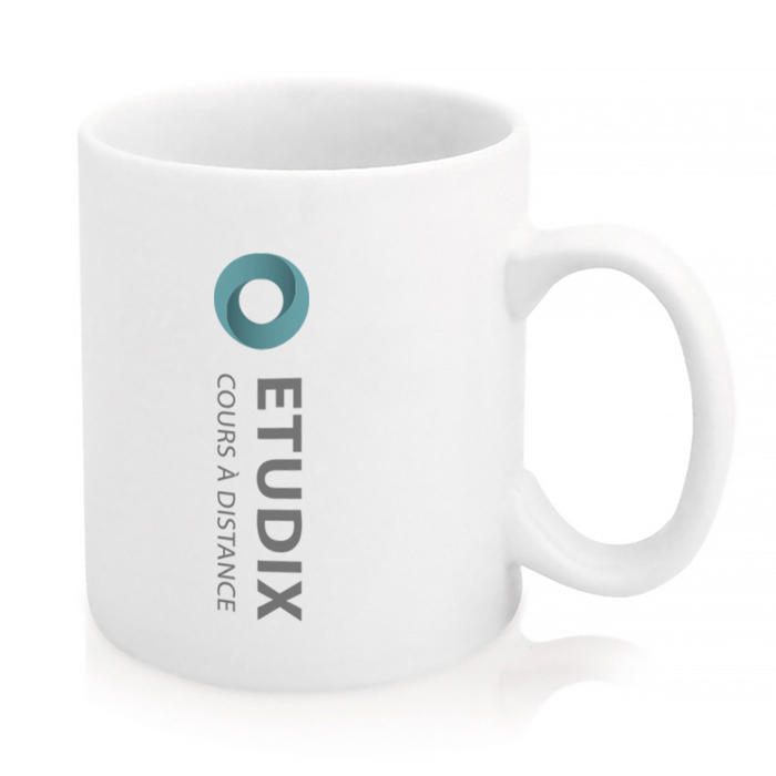 White Ceramic Mug 370ml  - Beeston and Stapleford