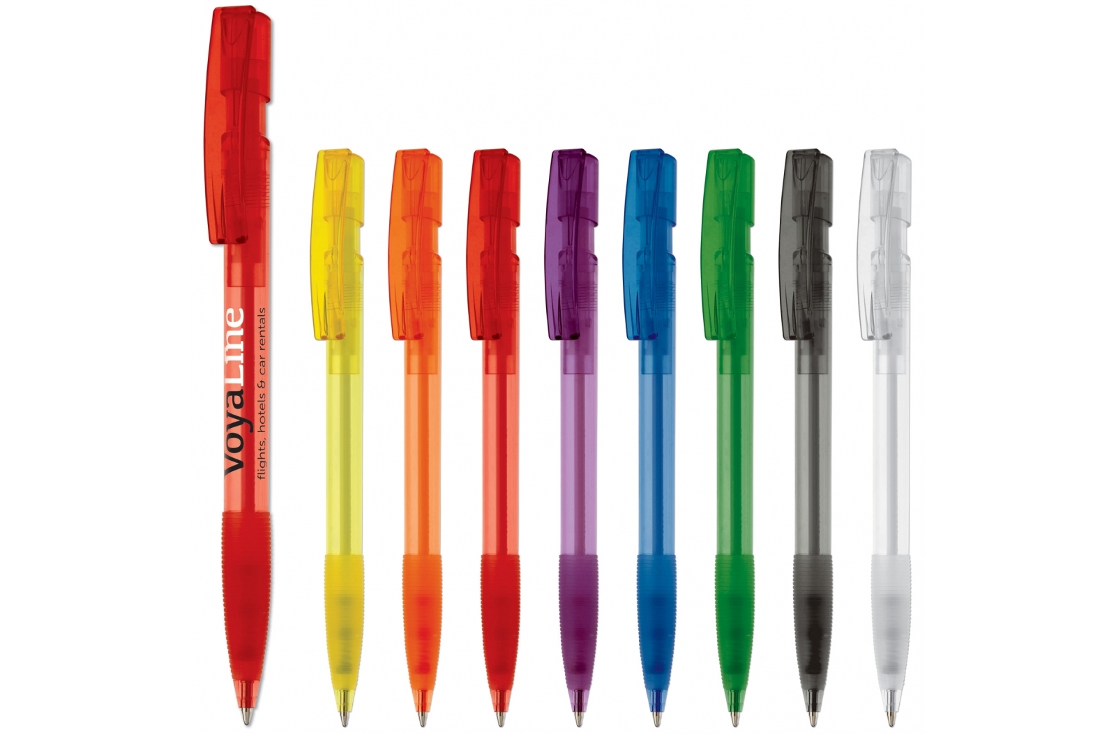 Ballpoint pen with rubber grip design - Fulbrook