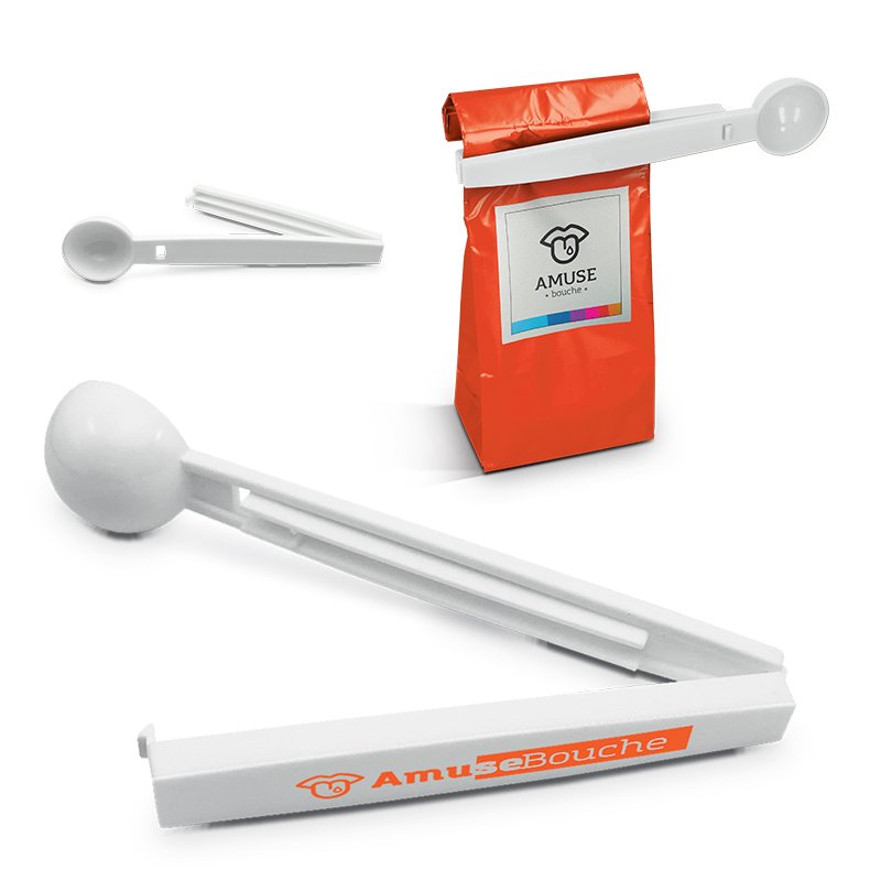 DOSING SPOON AND SACHET CLIP 