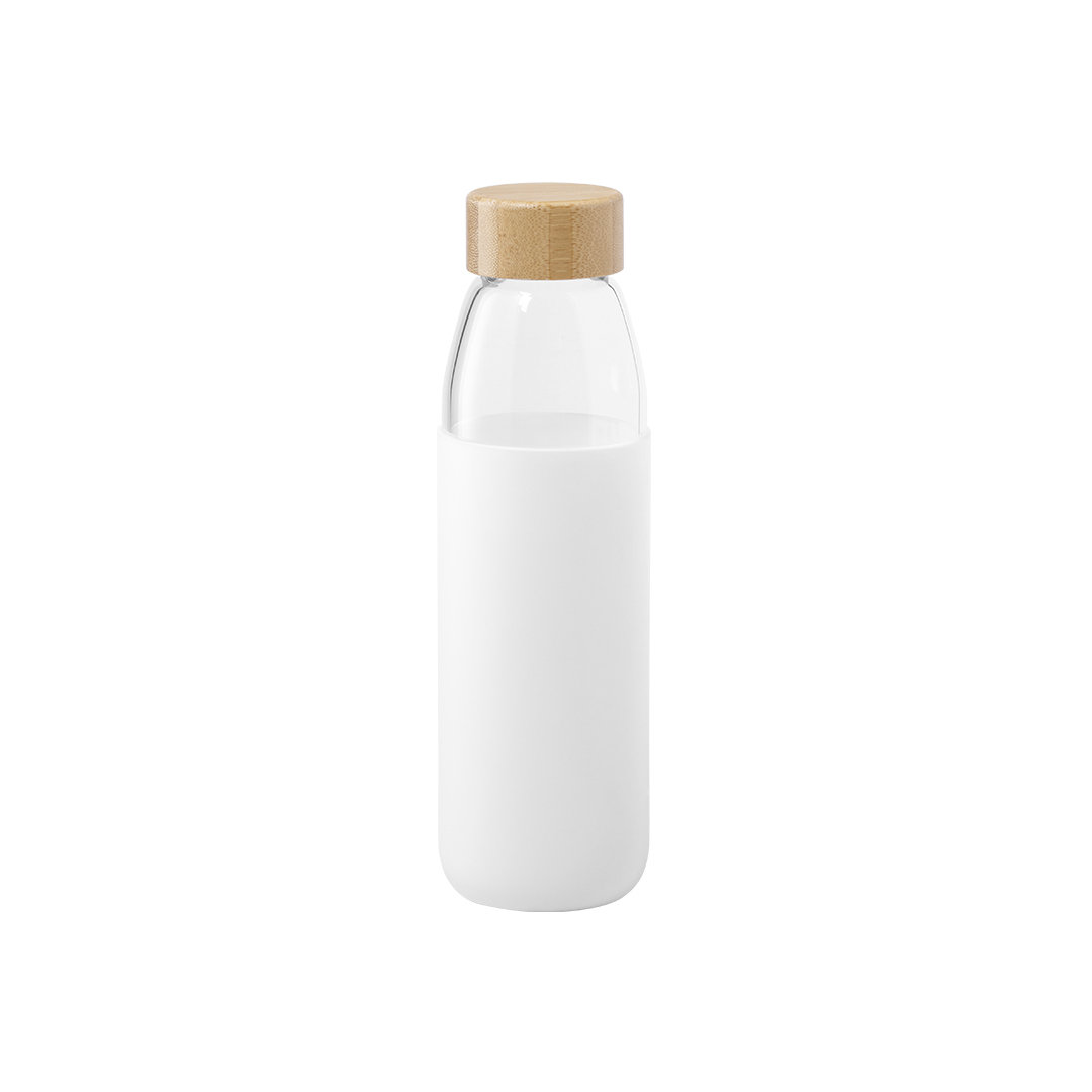 Glass Bottle with Bamboo Screw Cap from Nature Line - Cockermouth