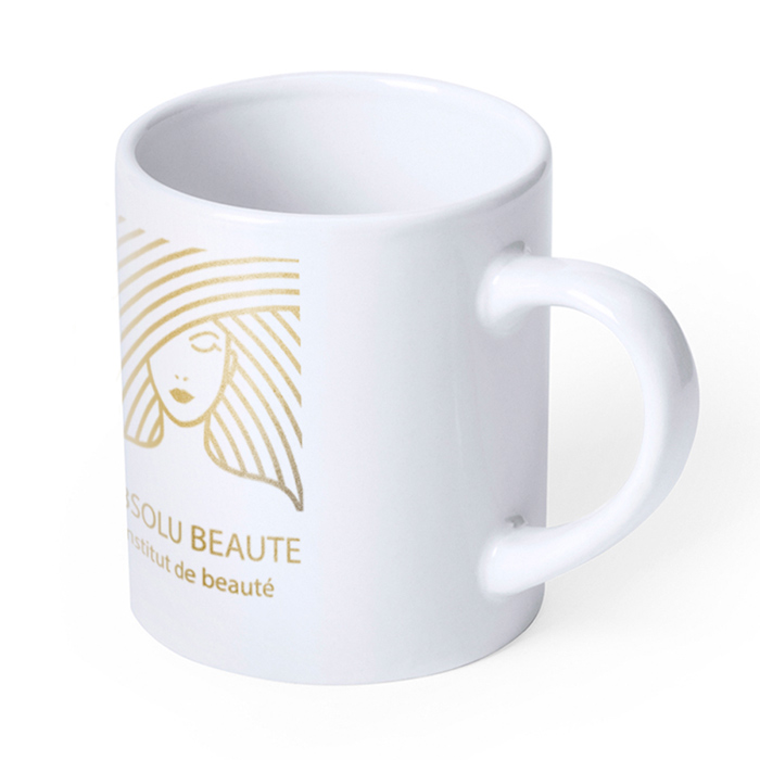 White Ceramic Mug 250ml - Halsall