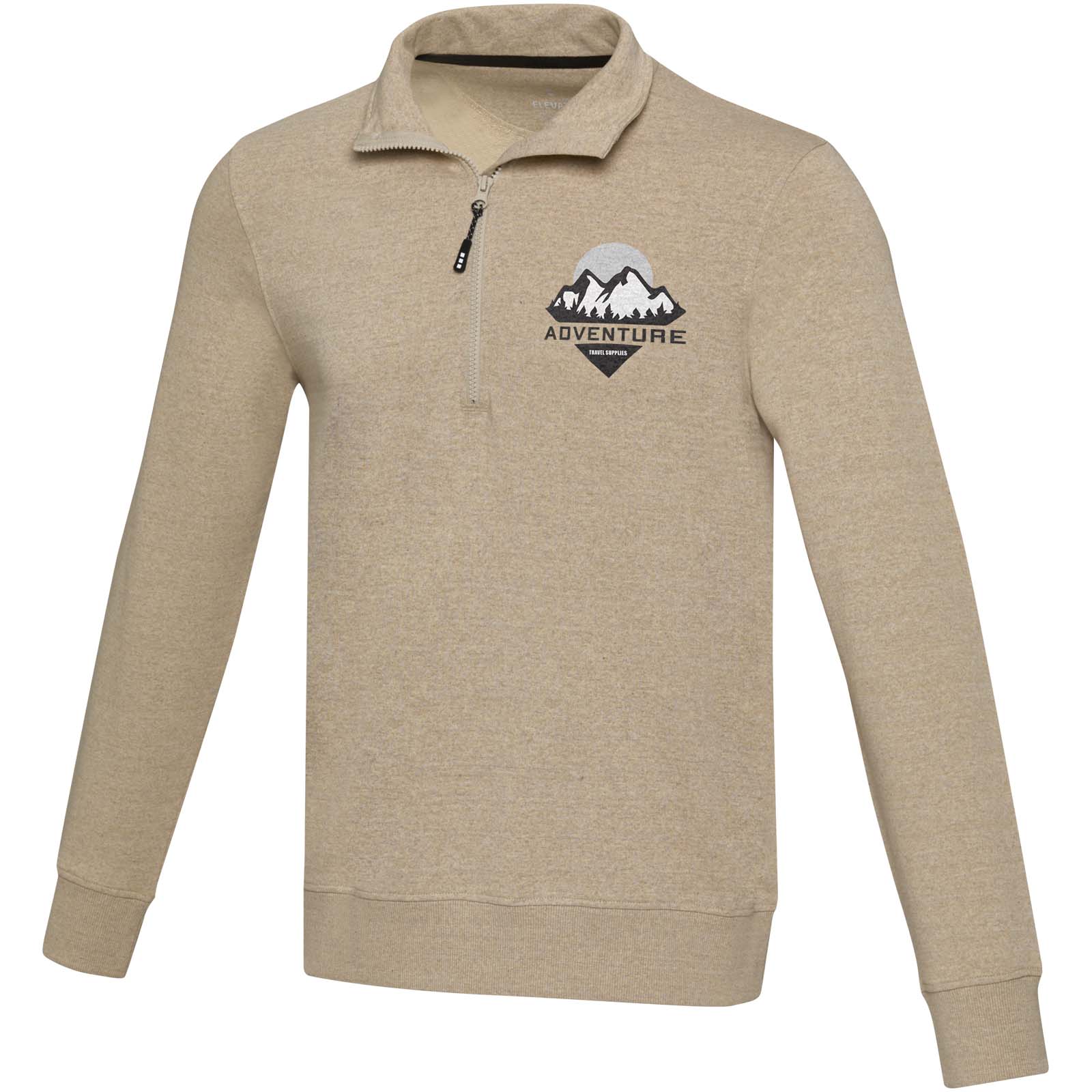 Unisex recycled Aware™ sweater with quarter zip