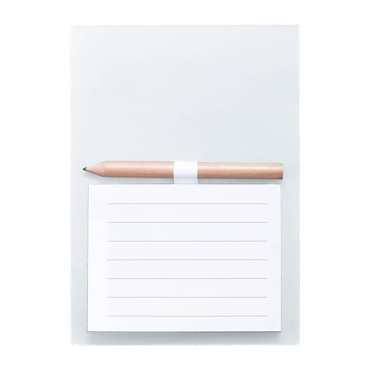 Pecfri magnetic notepad with fridge magnet and mini wooden pencil