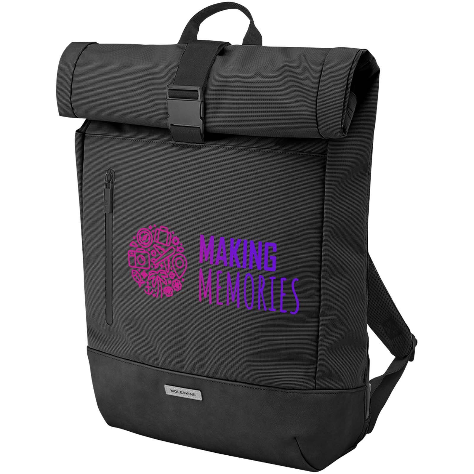Metro Urban Explorer Backpack - Kirkby Mallory printed with logo
