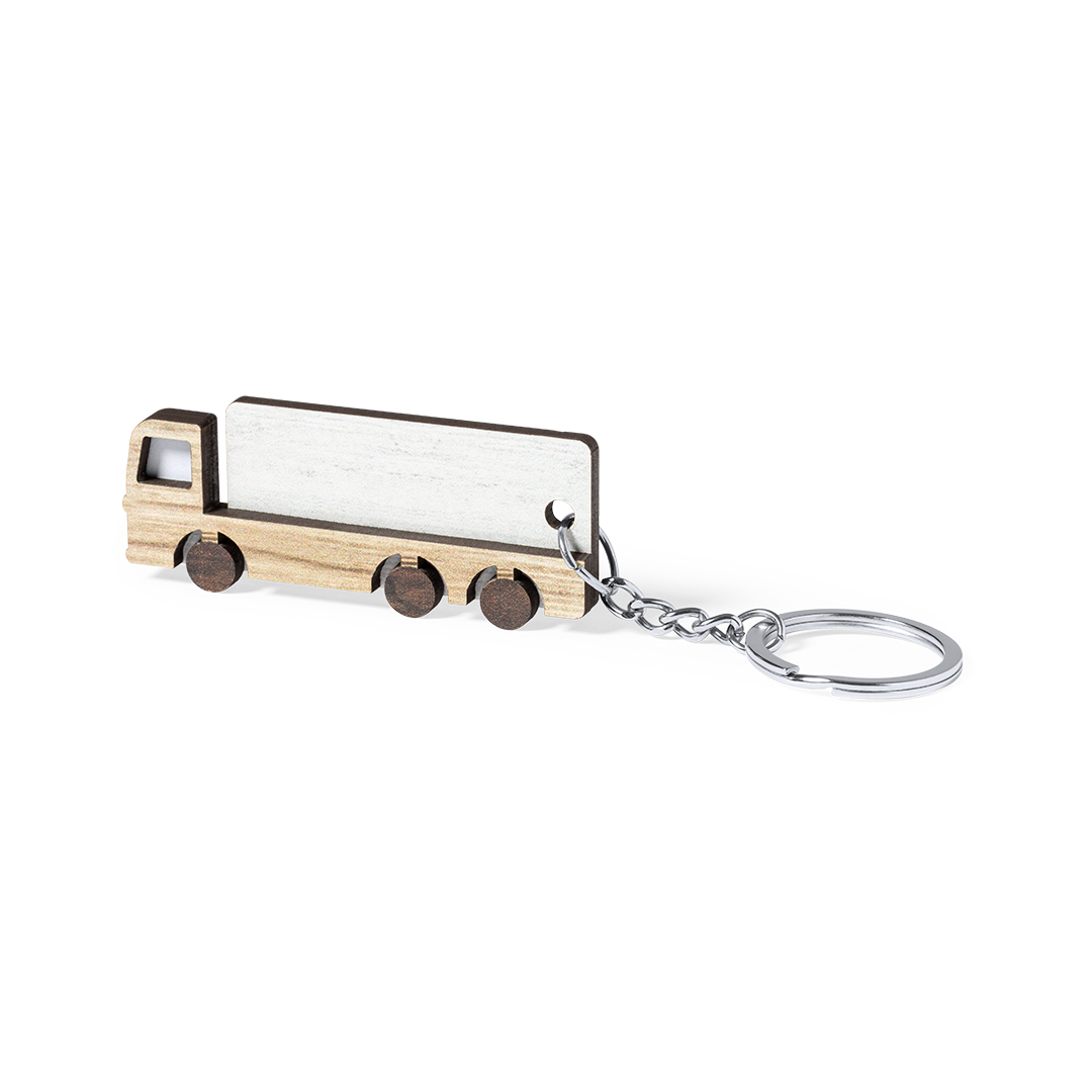 Wooden Truck Design Keychain - Liskeard