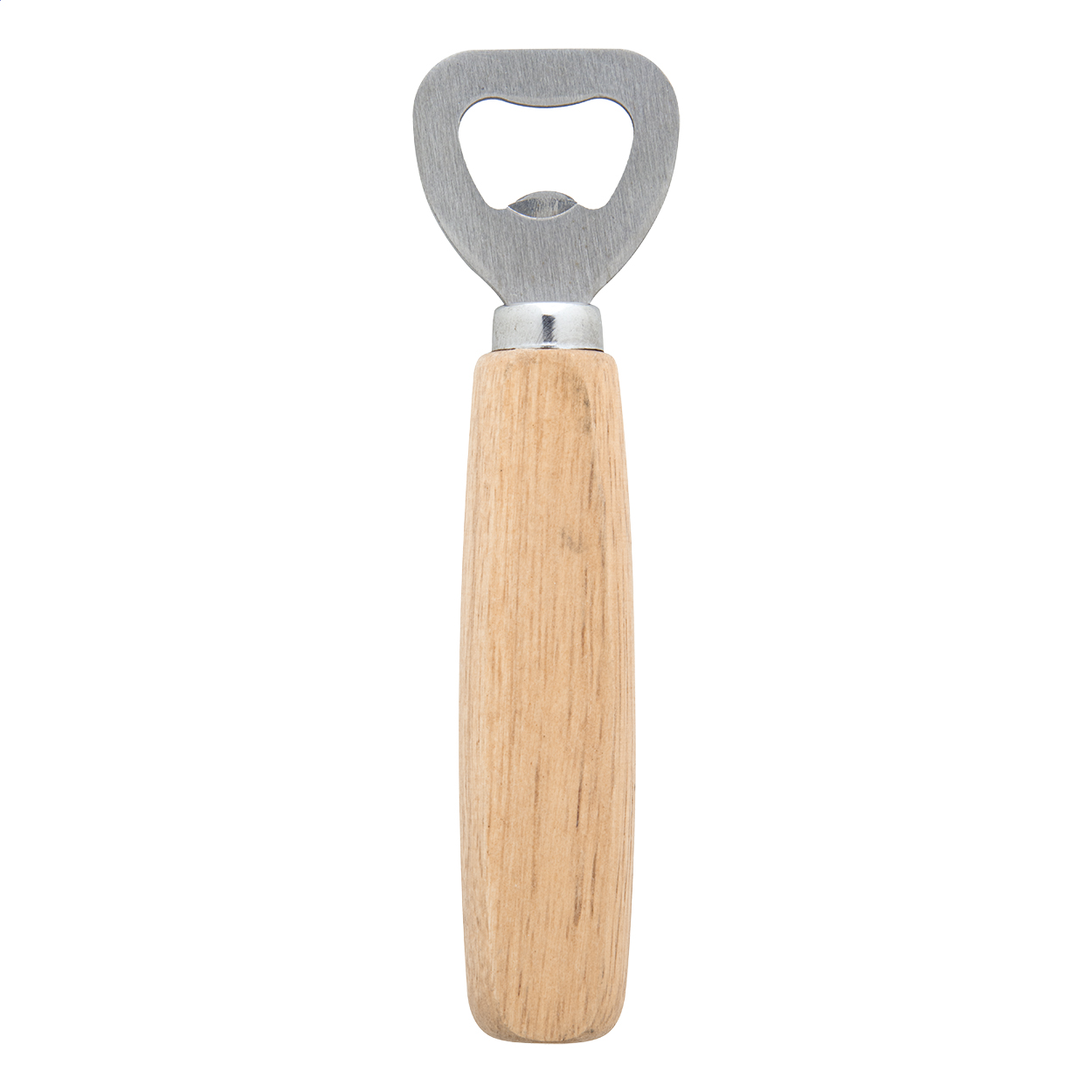 Bierbaum bottle opener with wooden handle and your logo printed with logo