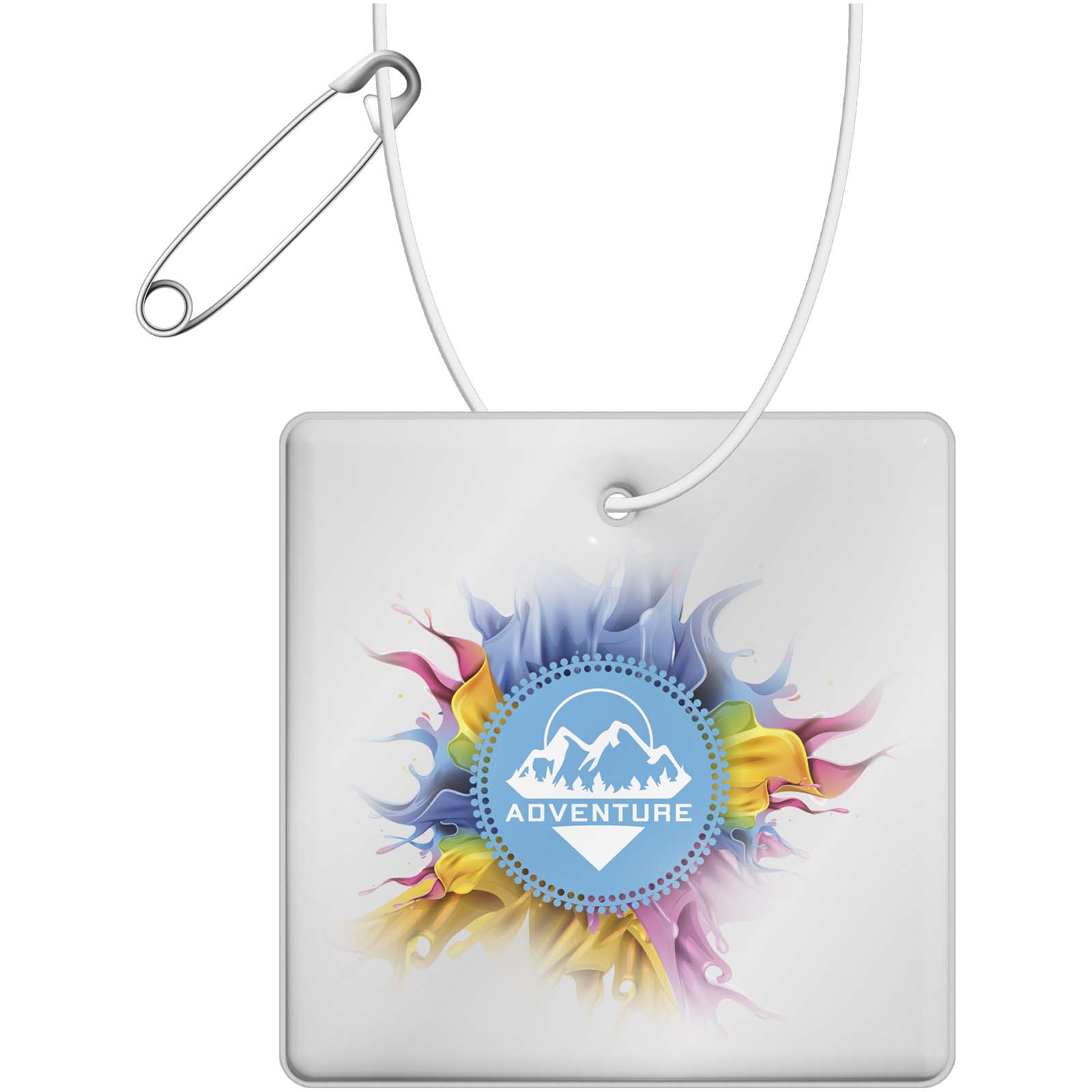 Reflective Safety Hanger - Perth printed with logo