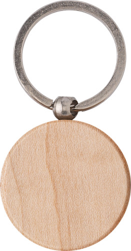 Wooden Key Holder with Metal Ring - Bewdley