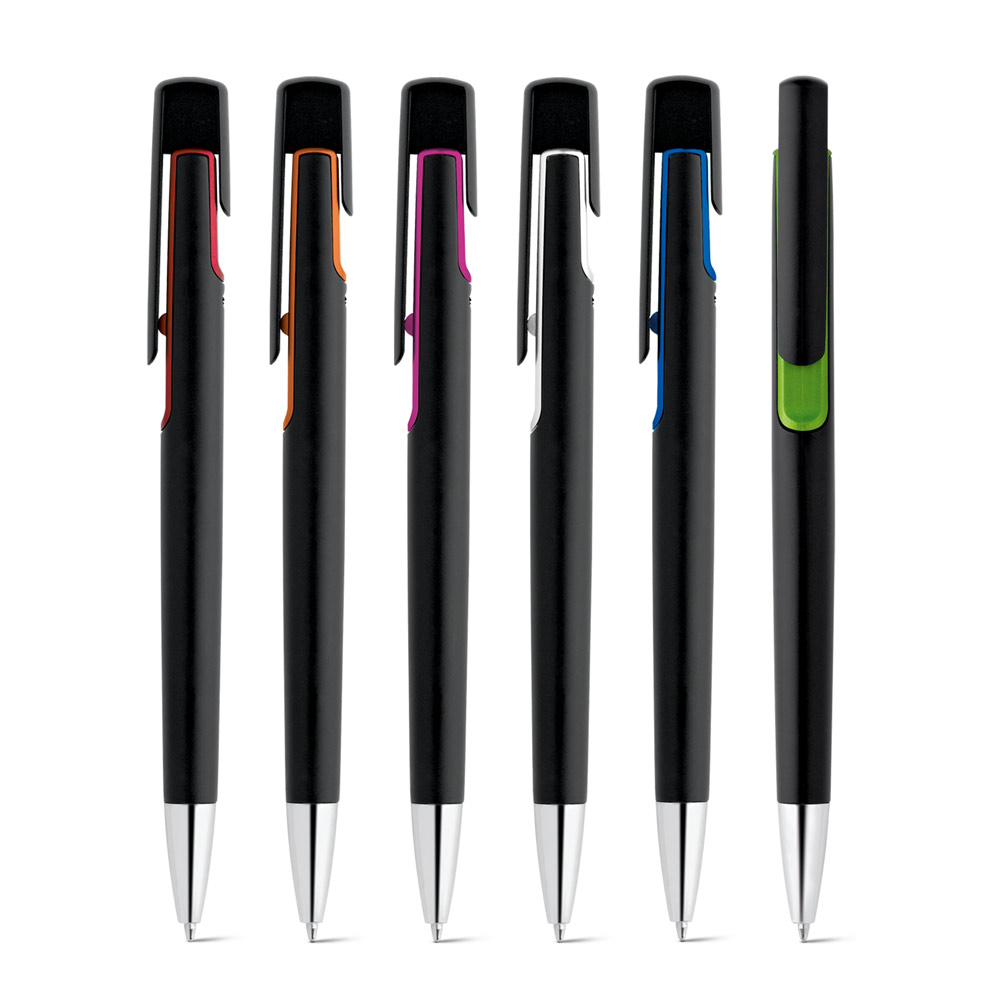 Metallic Black Ballpoint Pen - Hutton Rudby - Gleadhill
