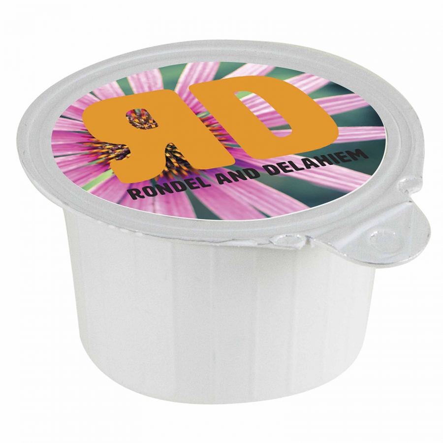 Custom coffee cream cup printed in full color 10ml - Long Preston