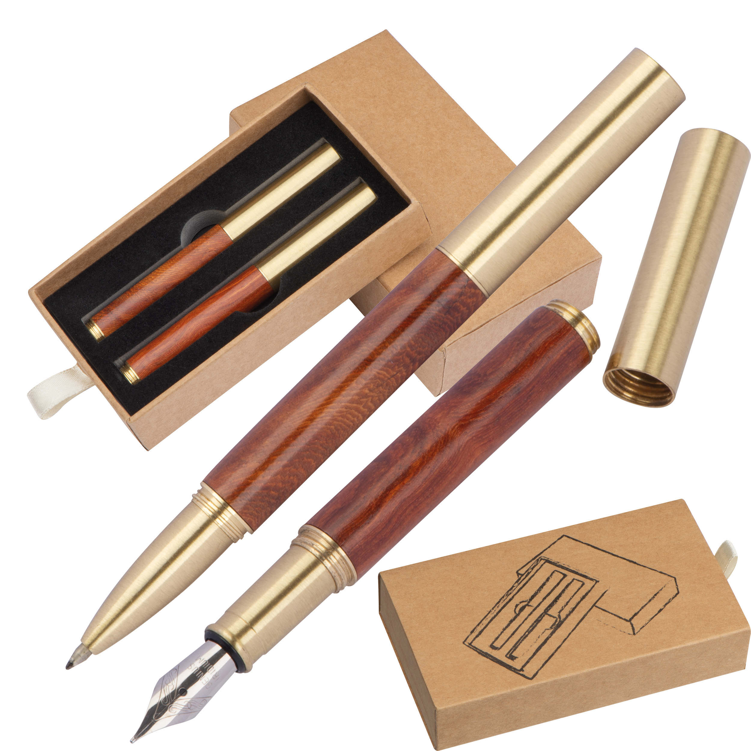 EcoWooden Writing Set - Brixton - Merseyrail