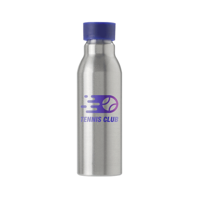 Aluminium Water Bottle with Silicone Strap - Ratby