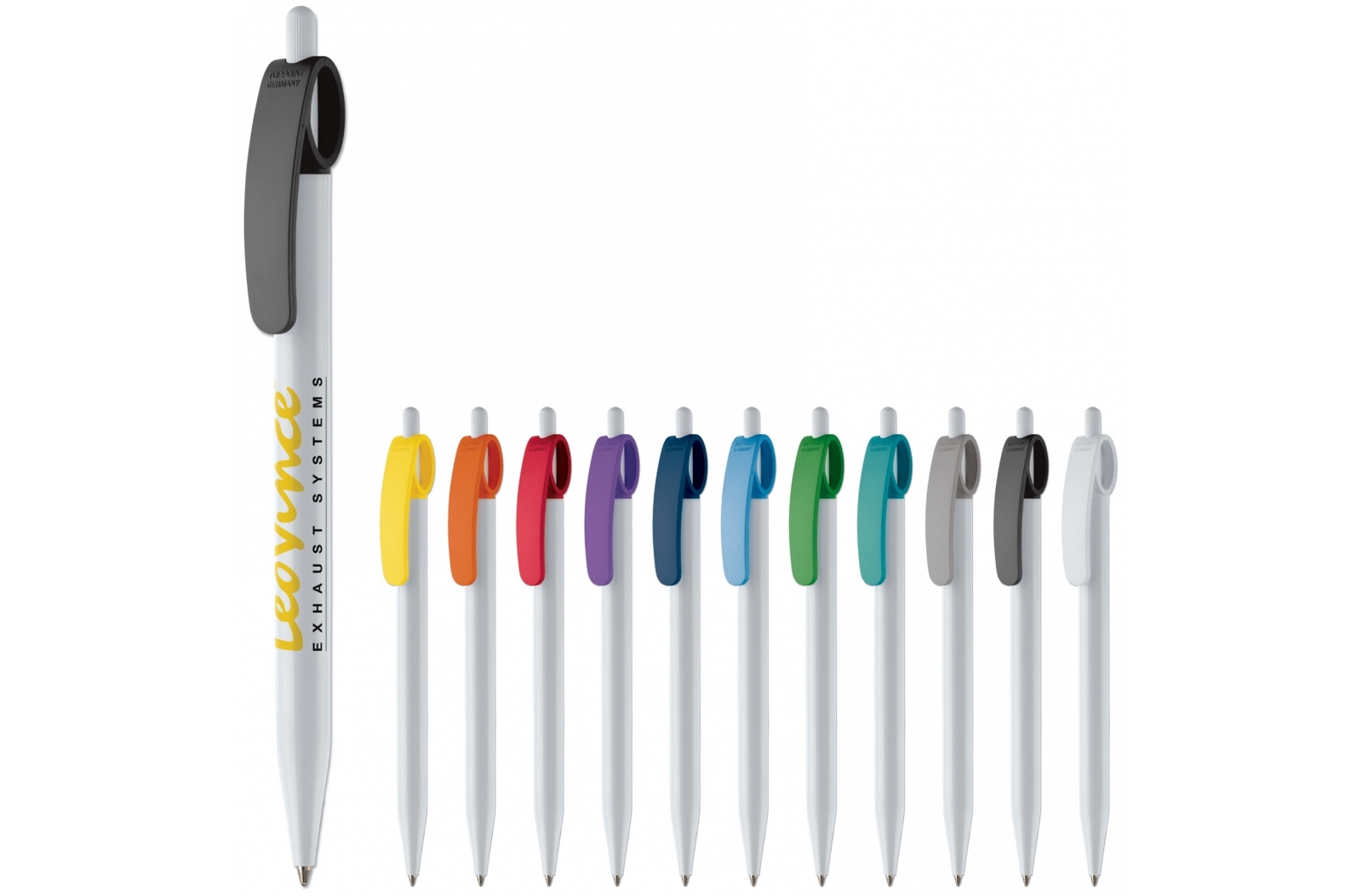Ballpoint Pen with Plastic Bow Clip - Ravenshead - Cadeby