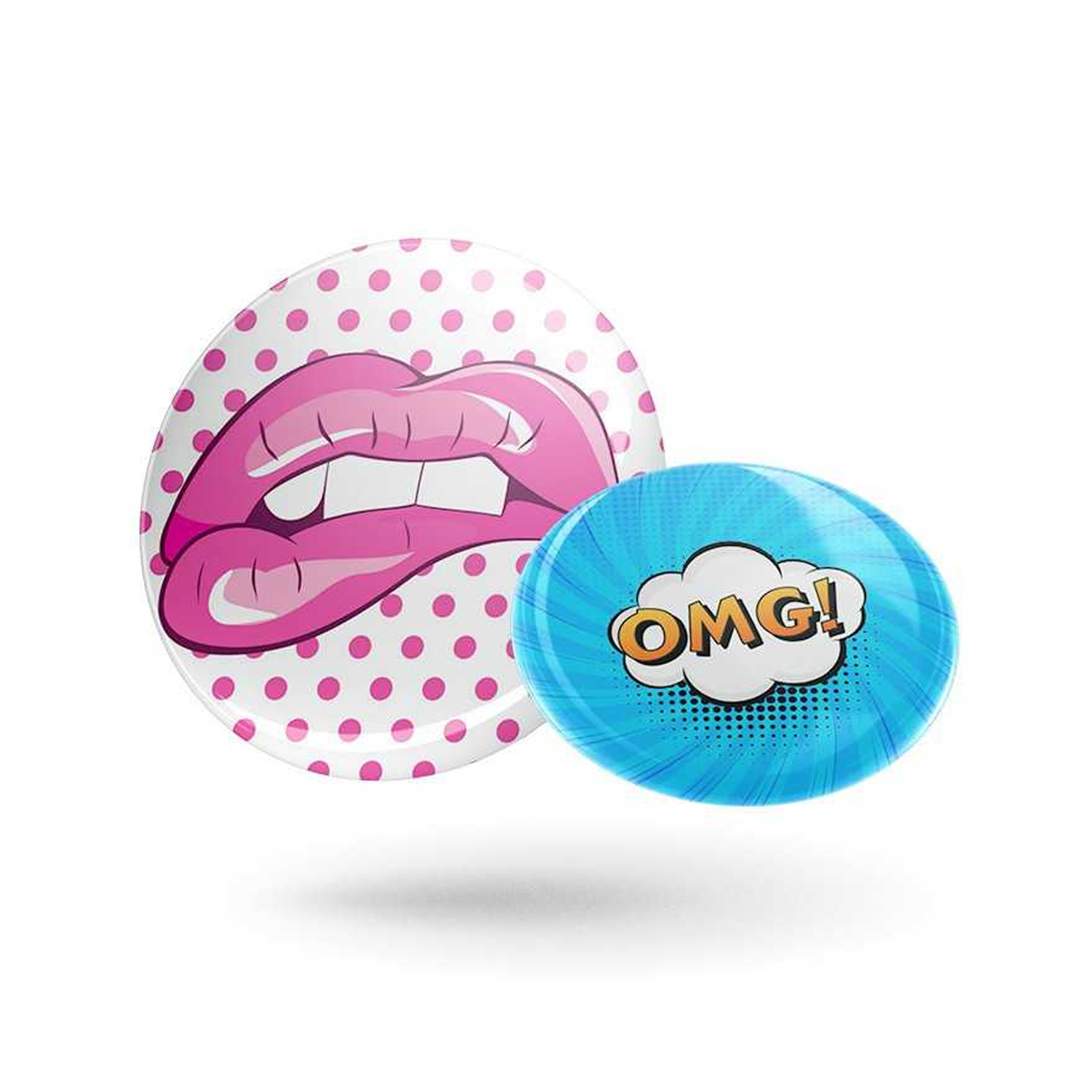 Customised button badge