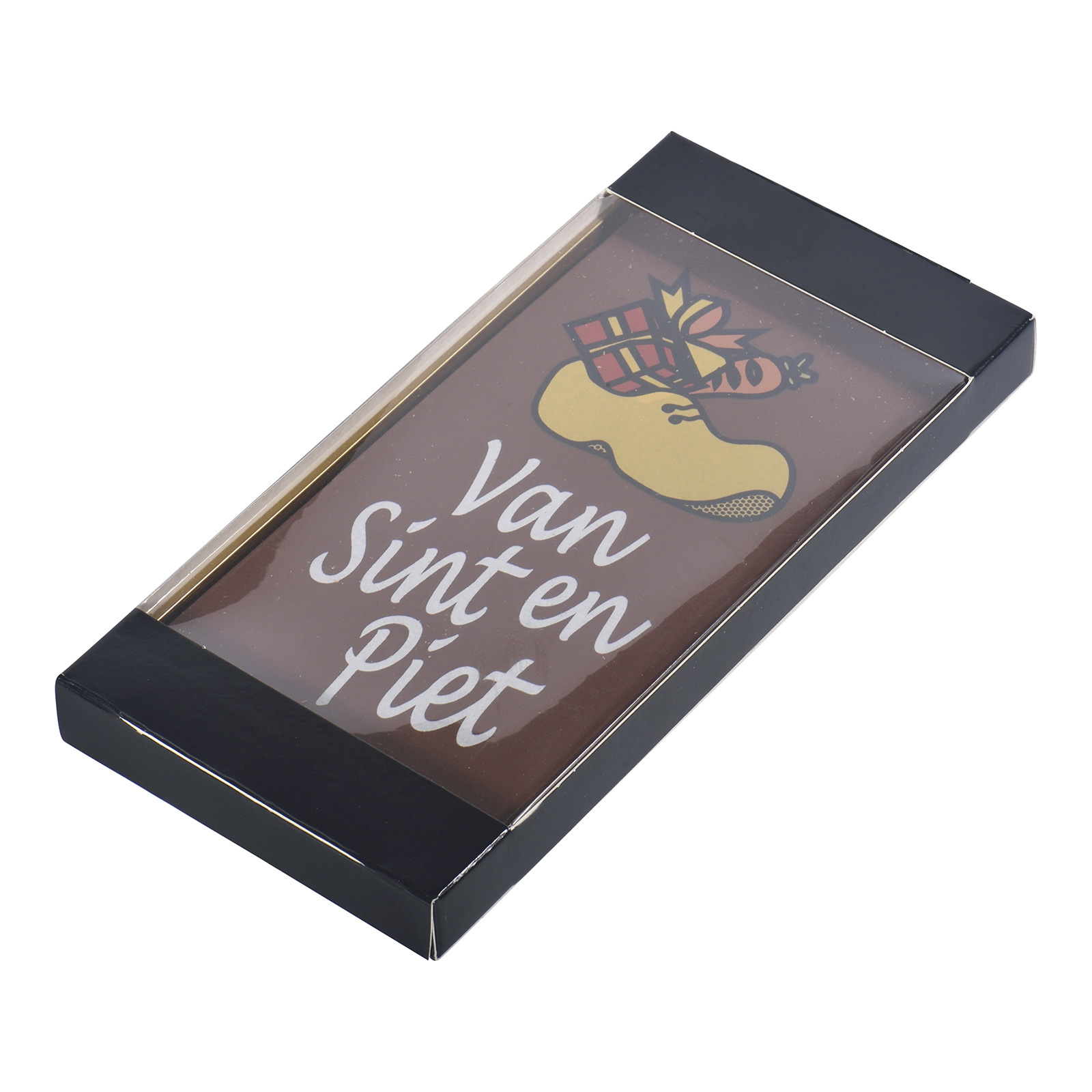 Custom Printed Chocolate Card in Standard Black Box - Abingdon