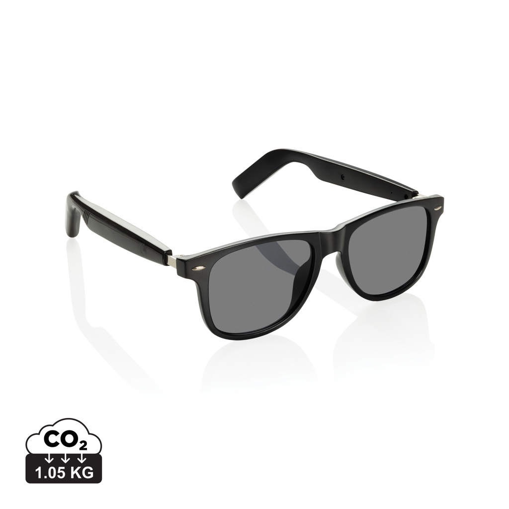 VisionSpeak AI Audio Glasses - Burscough printed with logo
