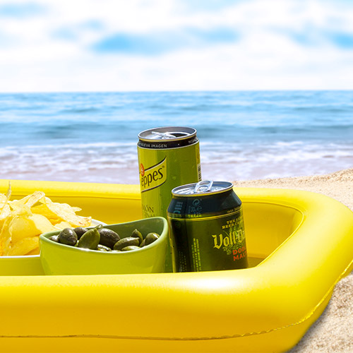 Inflatable BrightTone Table - Hardham printed with logo