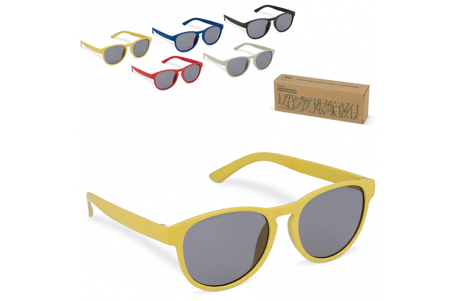 Sunglasses made from natural wheat straw fiber - Hebden Bridge