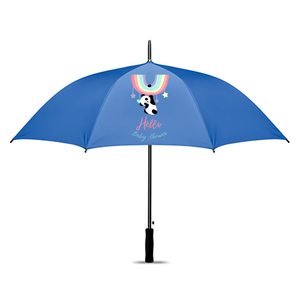 27 Inch Auto Open Polyester Umbrella with Silver Coating and EVA Handle - Woking/Byfleet