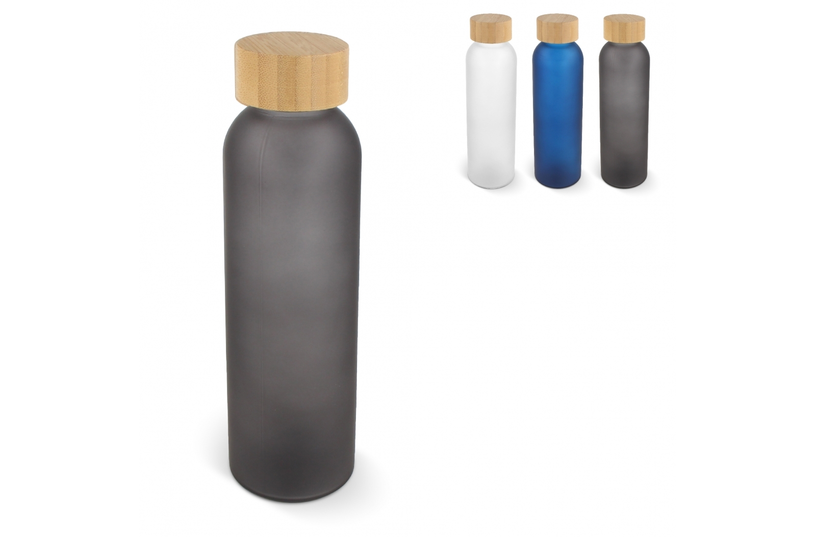 500ml Glass & Bamboo Water Bottle - Oxenholme