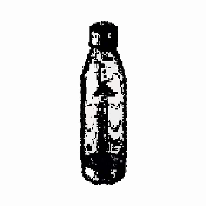 A drinking bottle made from BPA-free Tritan material, featuring a stainless steel lid and bottom 600ml - Bagworth           