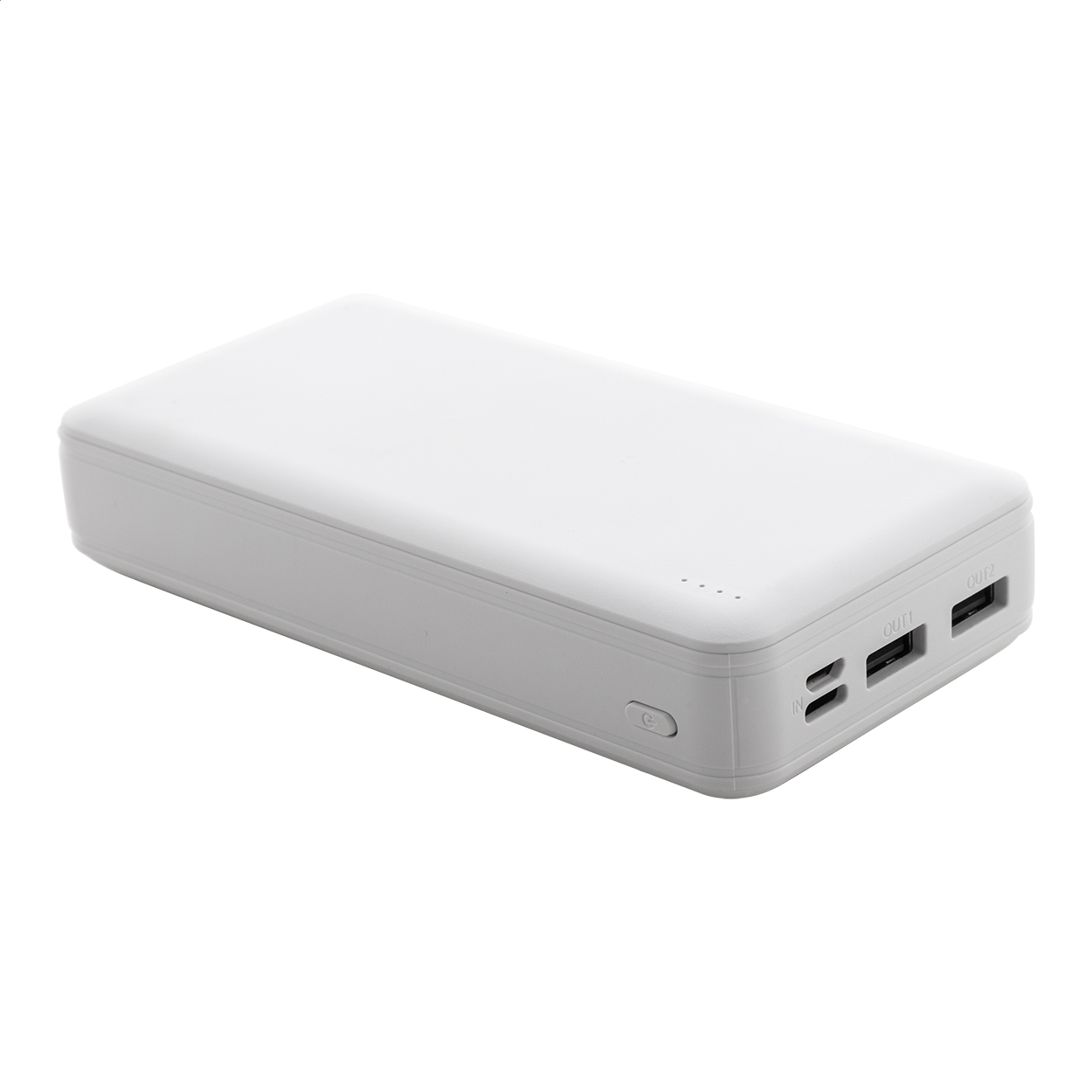 Rabobank XXL power bank in recycled ABS with 20000 mAh battery and logo