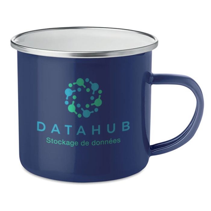 Vintage Metal Enamel Mug 350ml - Cirencester