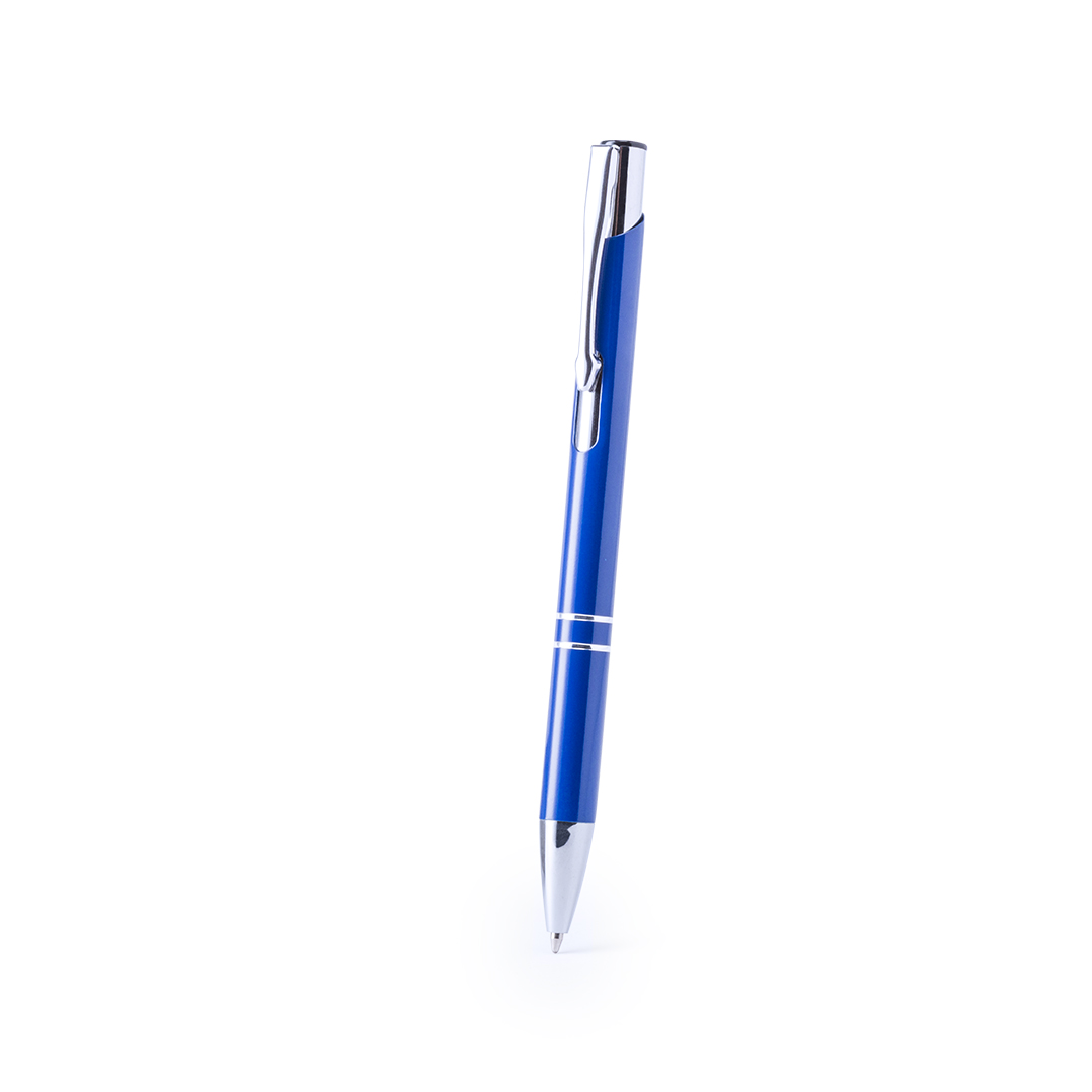 Ballpoint pen with a solid aluminum finish and chrome details - Appleton Thorn