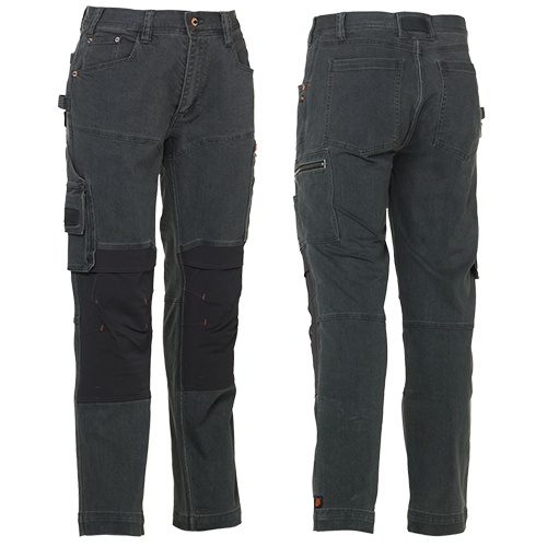 Jeans trousers with multiple pockets that stretch and have temperature control - Haslingden