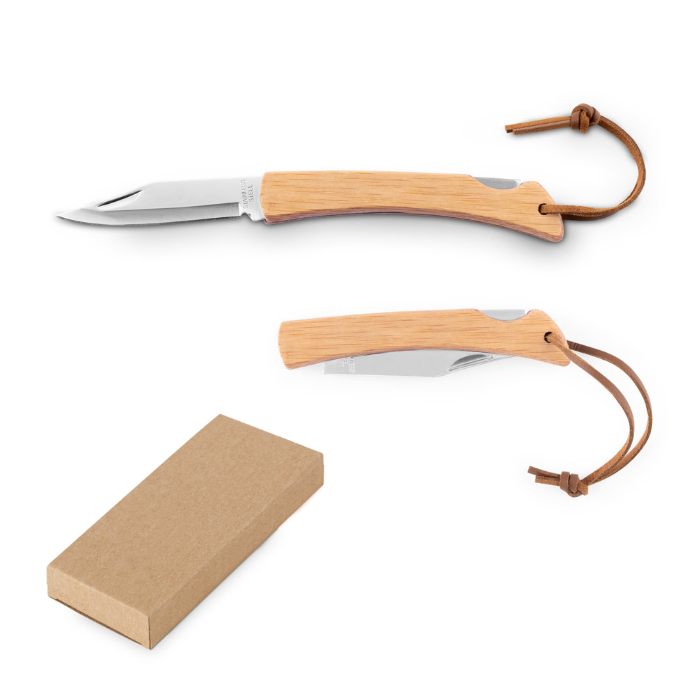 Explorer Bamboo Pen Knife - Golden Cap