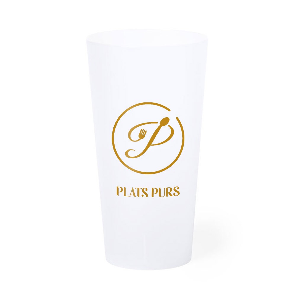 Eco-Friendly Frosted 400ml PP Cup - Groombridge