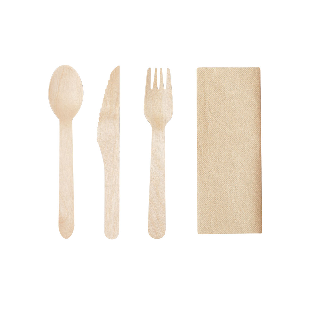 Eco-friendly Wooden Cutlery Set - Westray