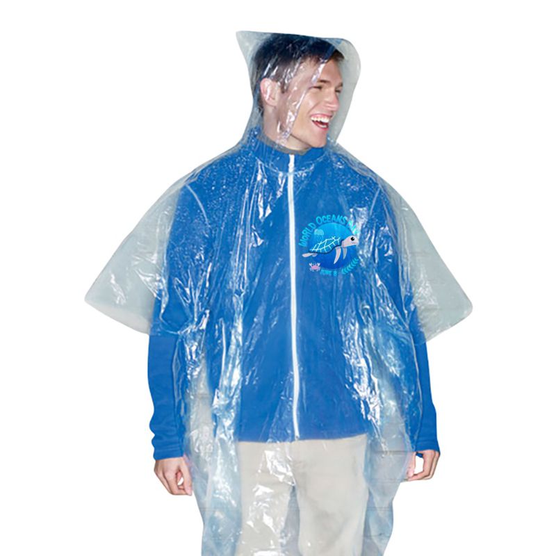 Portable Foldable Plastic Poncho - Braemar