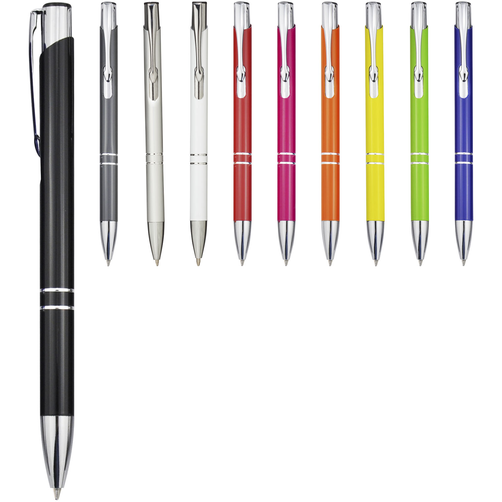 Polished Chrome Click Ballpoint Pen - Stourton Caundle