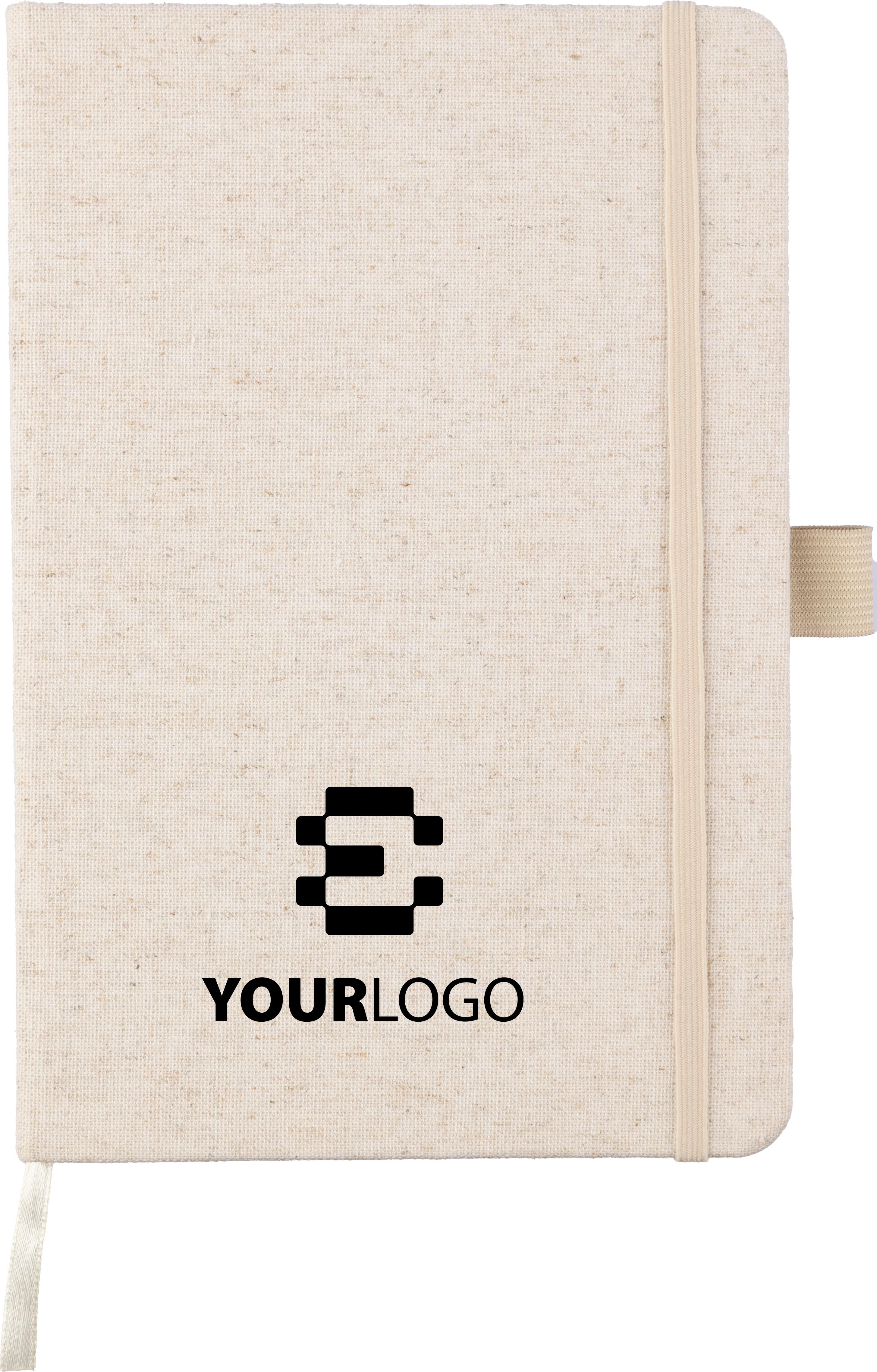 Natural Hemp Eco Journal - St. Albans printed with logo