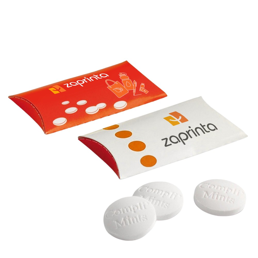 Personalisierbare Schachtel mit Pfefferminzbonbons
