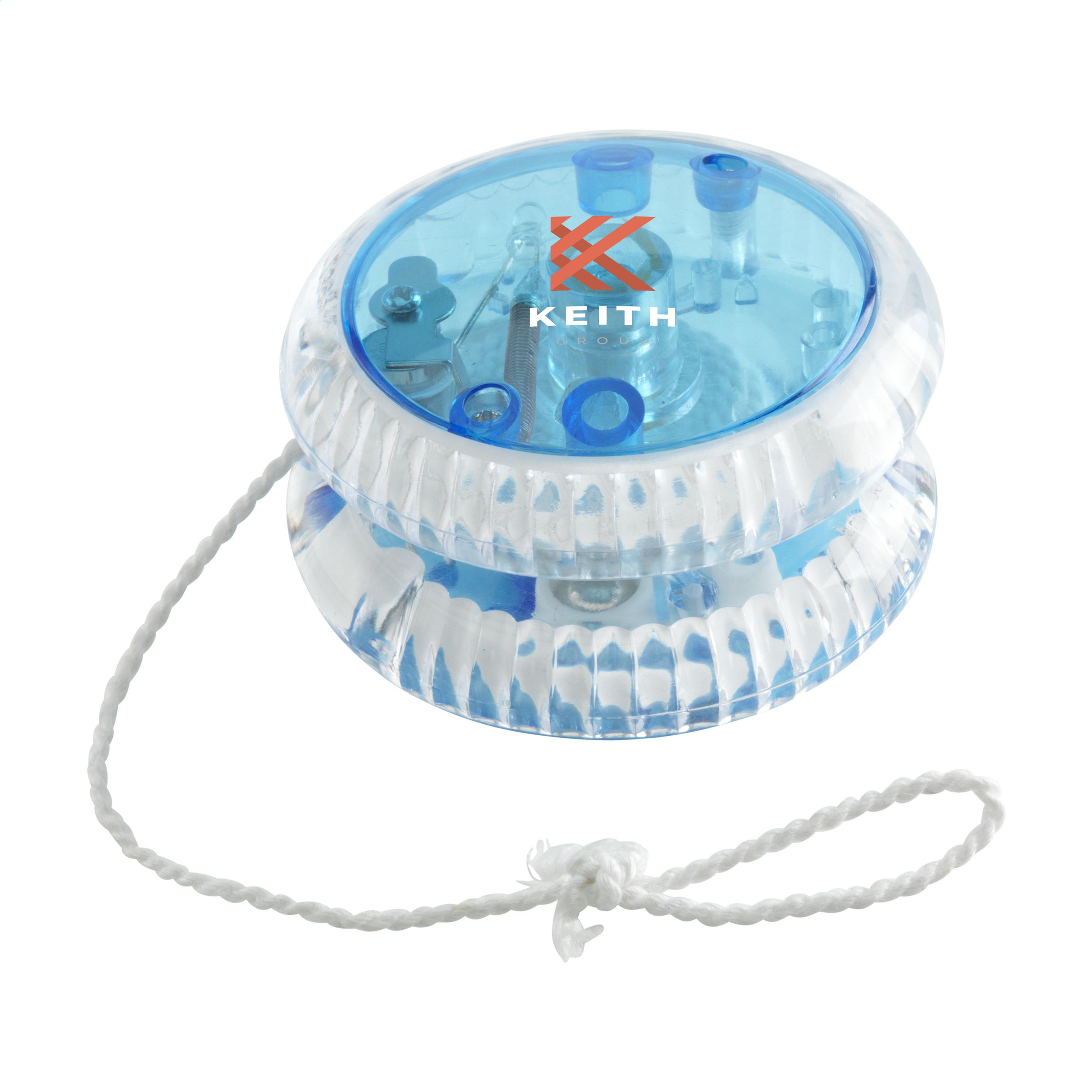 Transparent Flashing Yo-yo with Batteries - Excellent for Entertainment - Holwell