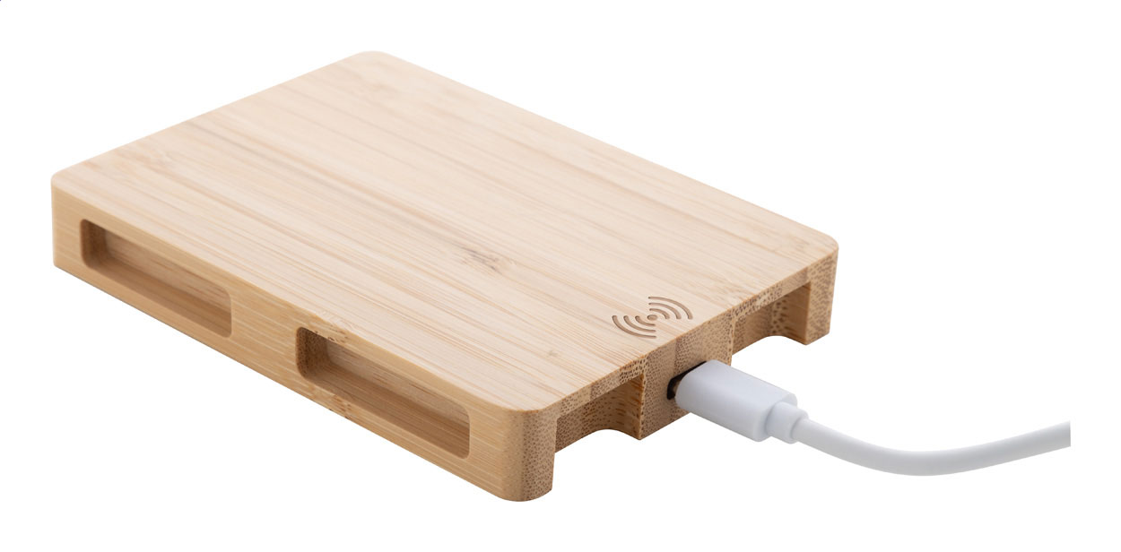 Bamboo Pallet Wireless Charger - Cuttlebrook
