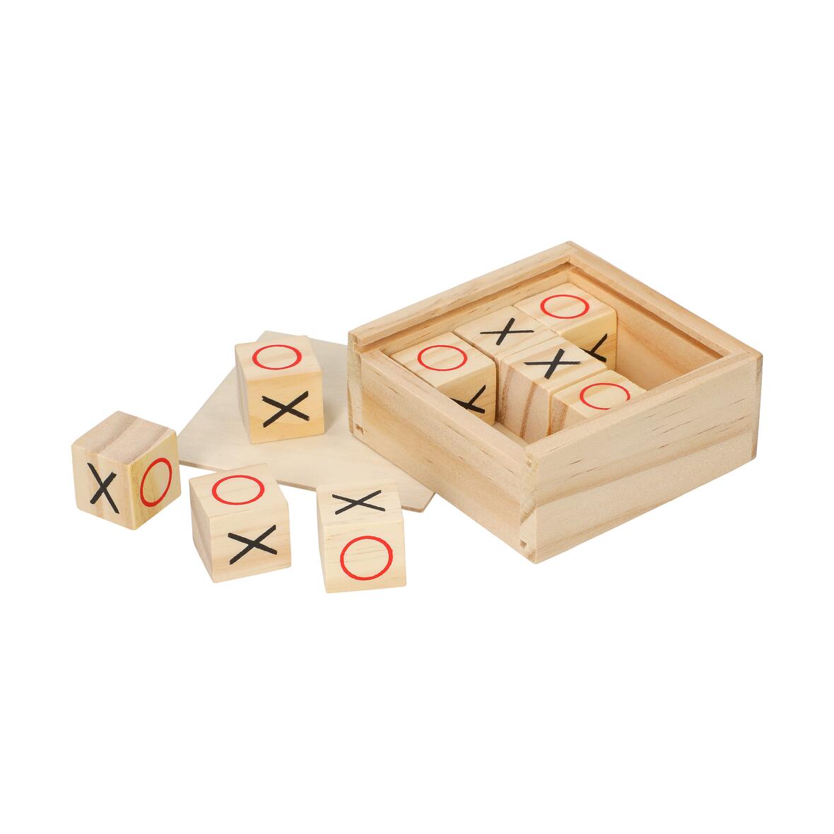 Portable Wooden Tic-Tac-Toe Set - Ashton-in-Makerfield