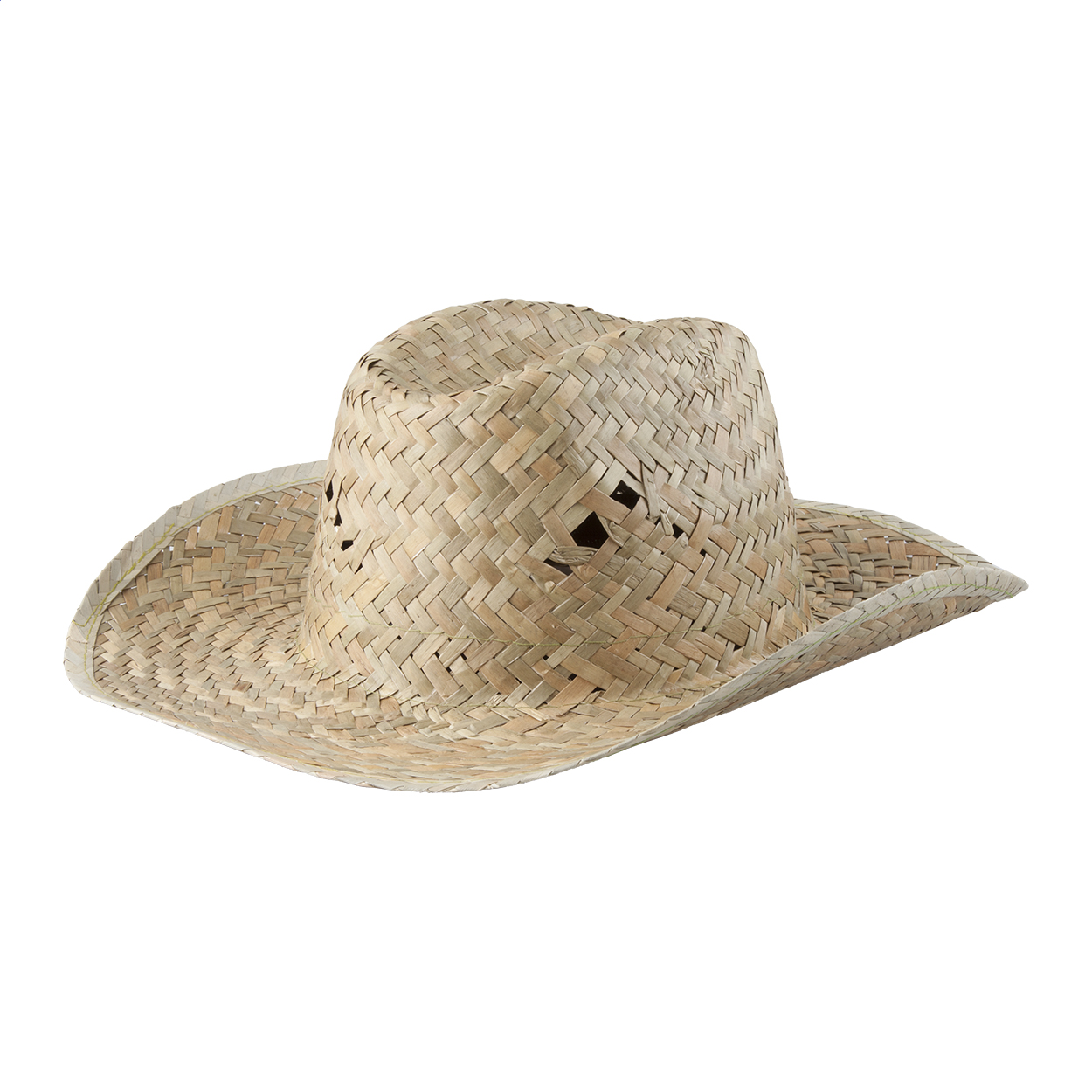 Unisex Customizable Straw Hat - Hutton printed with logo