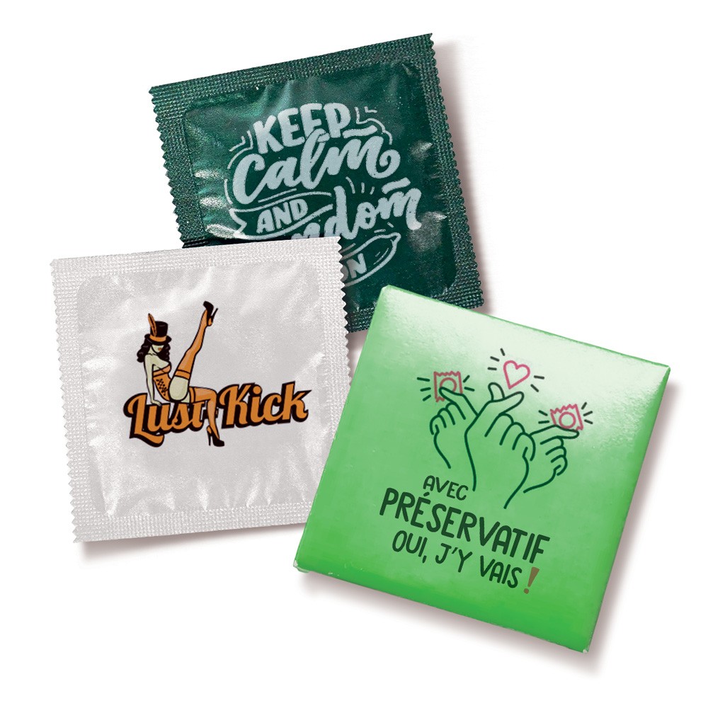 Customized condom with customizable case and packaging - PR05