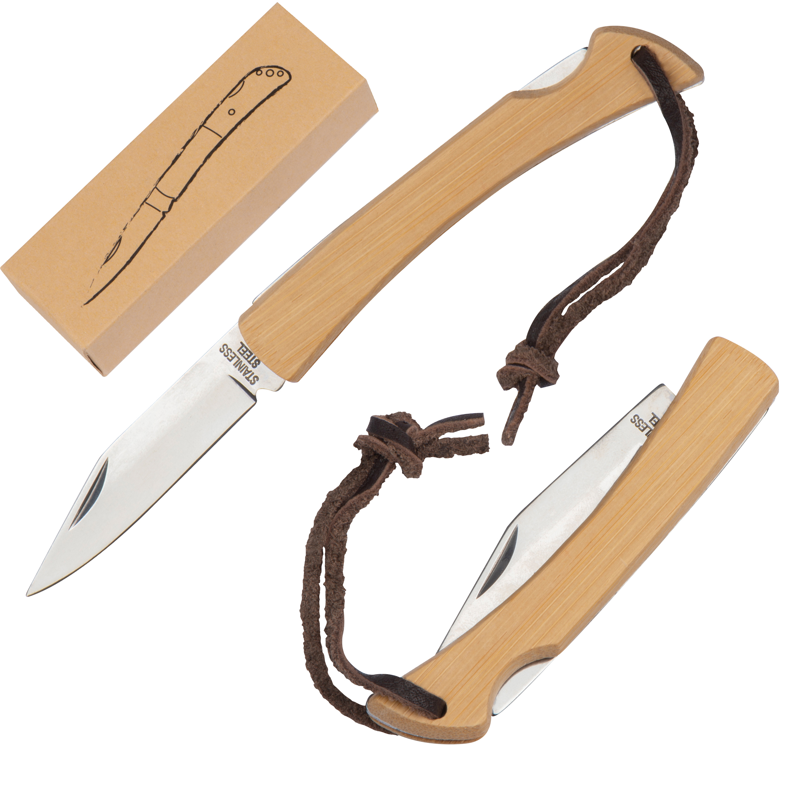 A pocket knife that features a blade made from bamboo steel - Upper Broughton