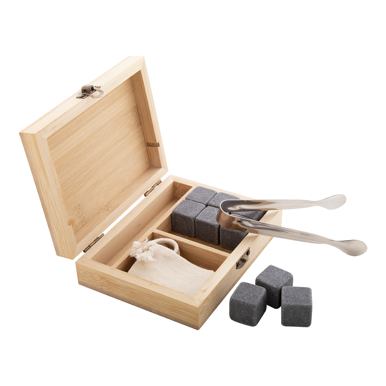 Eiswürfel-Set aus Stein - Neuenstadt am Kocher bedrucken mit Logo