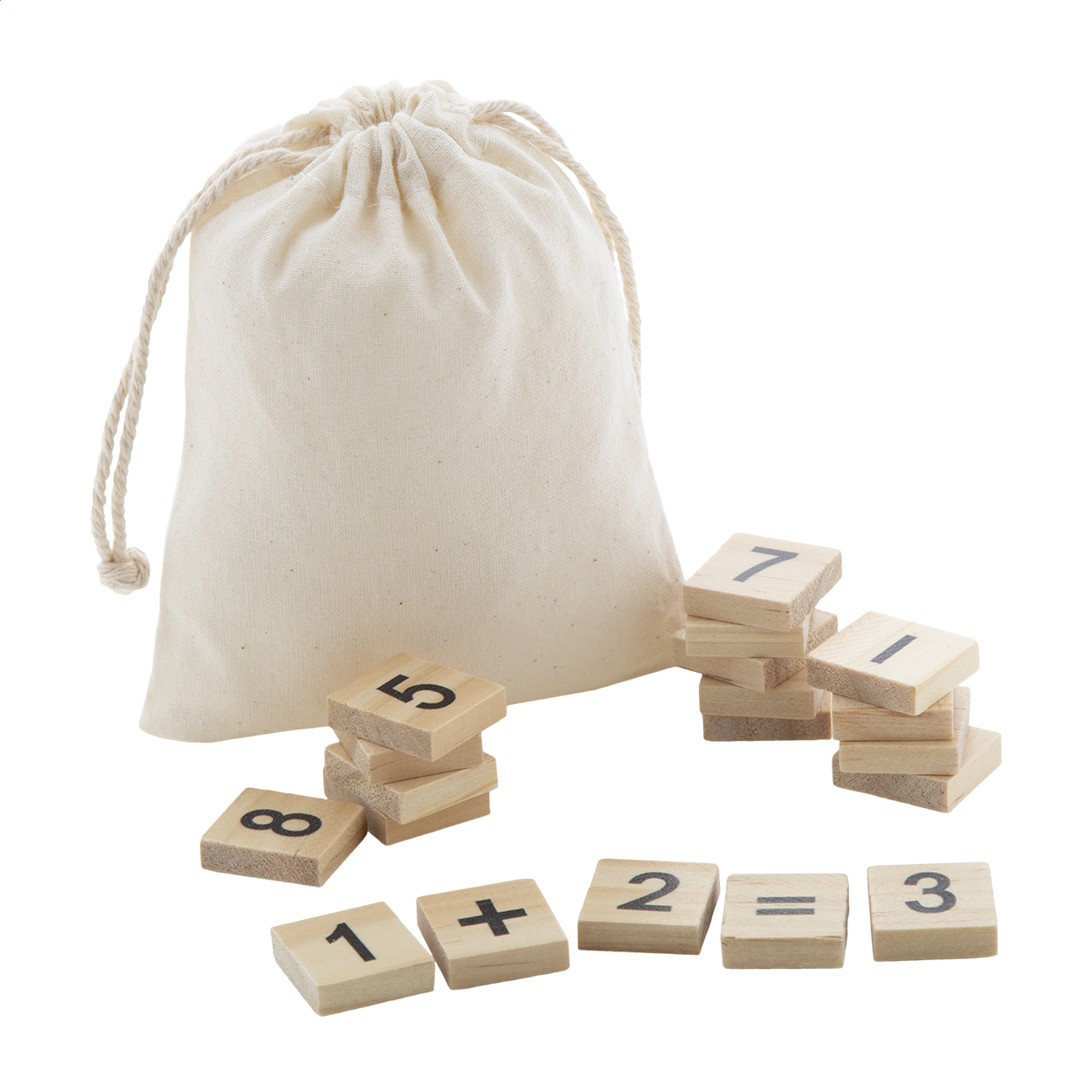 Educational Wooden Math Tiles Set - Vauxhall