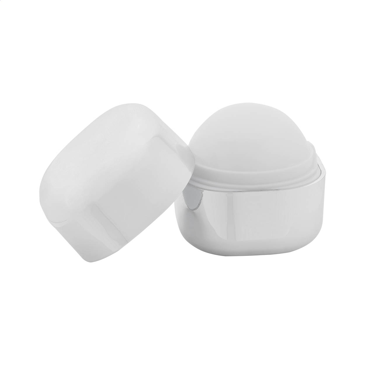 Cuboris Shine Lippenbalsam mit Vanille und LSF 15 mit Logo, Würfelform