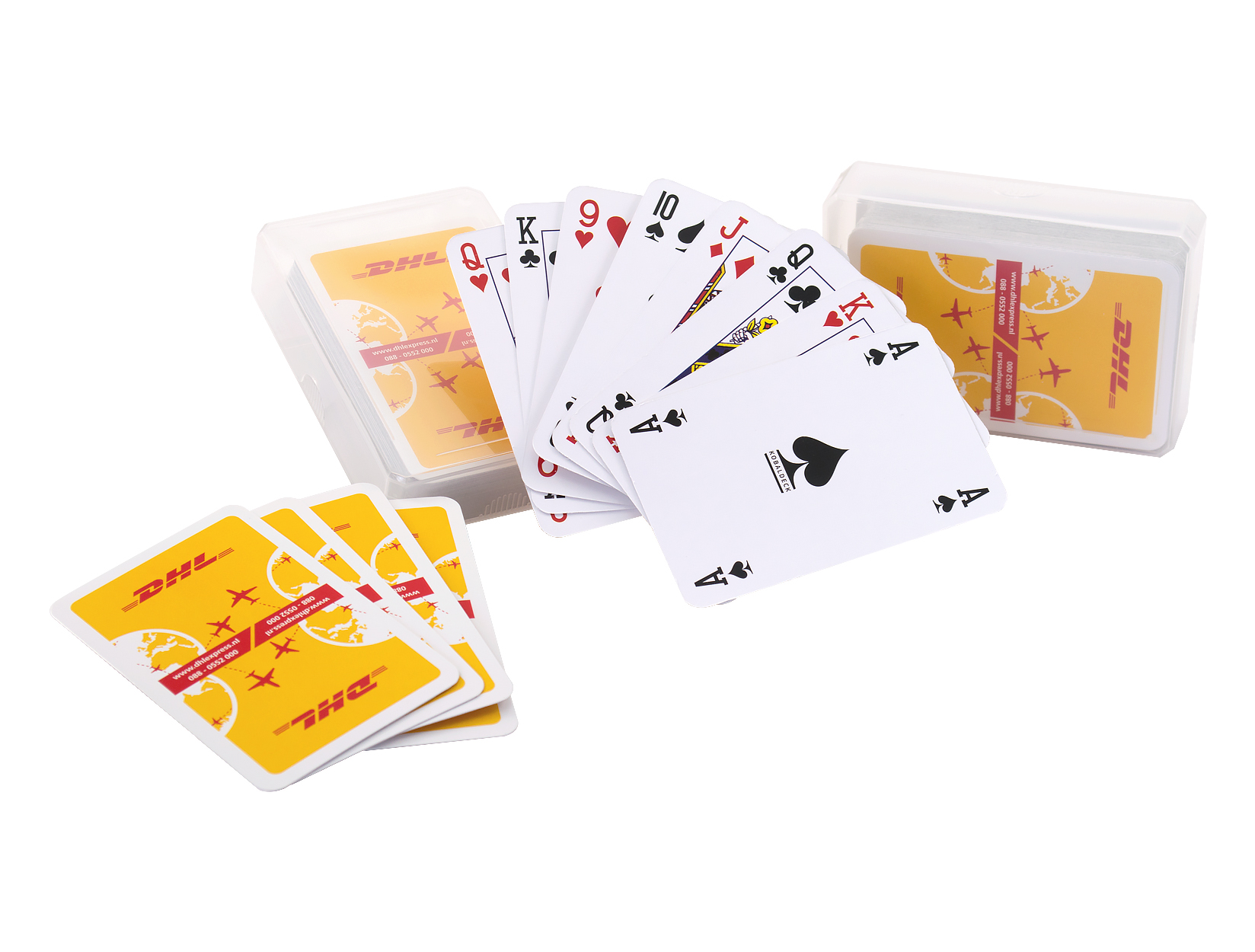 Personalized deck of cards in a plastic box - JCA02