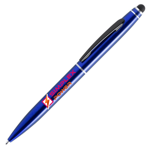 Ballpoint pen with a metallic finish and an aluminum body - Jarrow