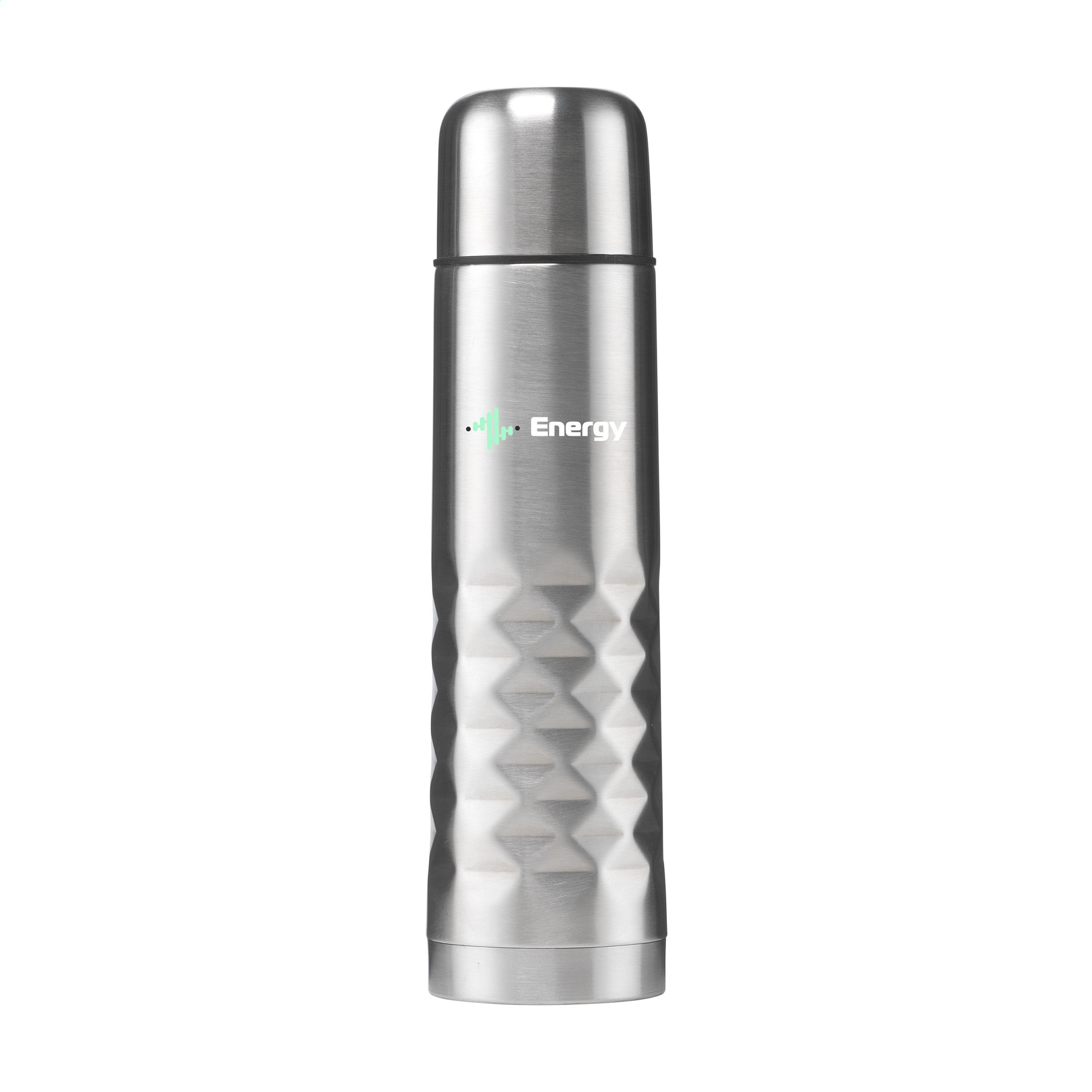 Stainless Steel Diamond Thermo Bottle - Little Snoring - Woking/Byfleet