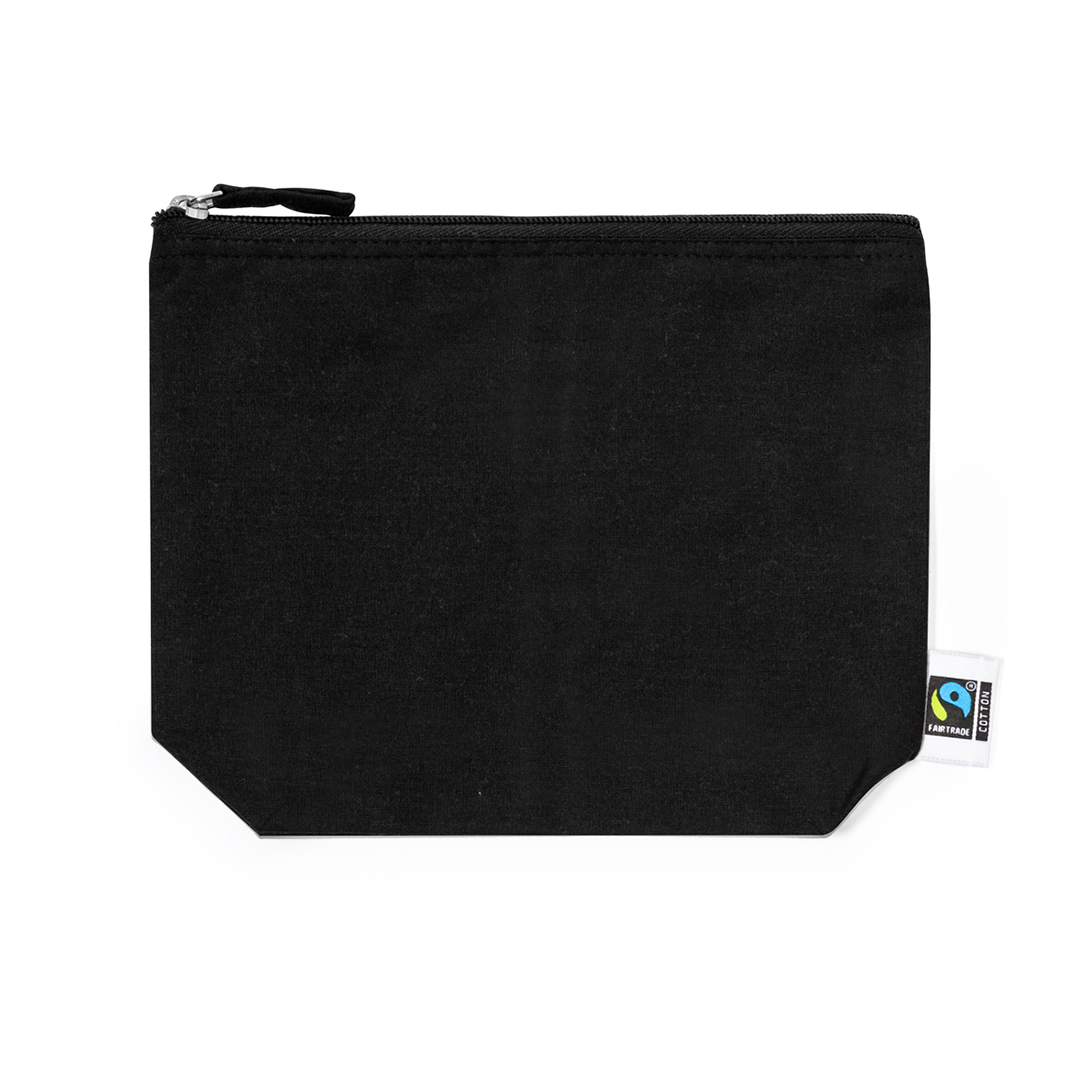 Elegant Fairtrade Cotton Beauty Bag - Little Chart bedrukken met logo