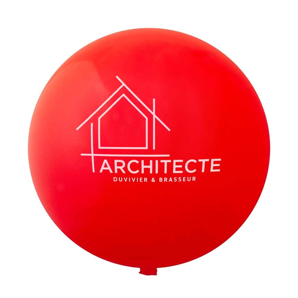 Personalisierter Riesenballon 250 cm Ø 80 cm